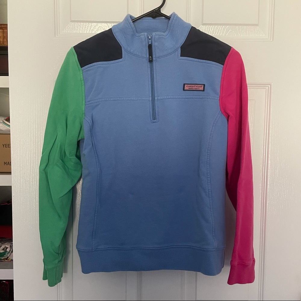 Vineyard Vines Shep shirt colorblock pullover